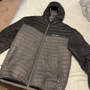 Champion Black Winter Puffy Jacket